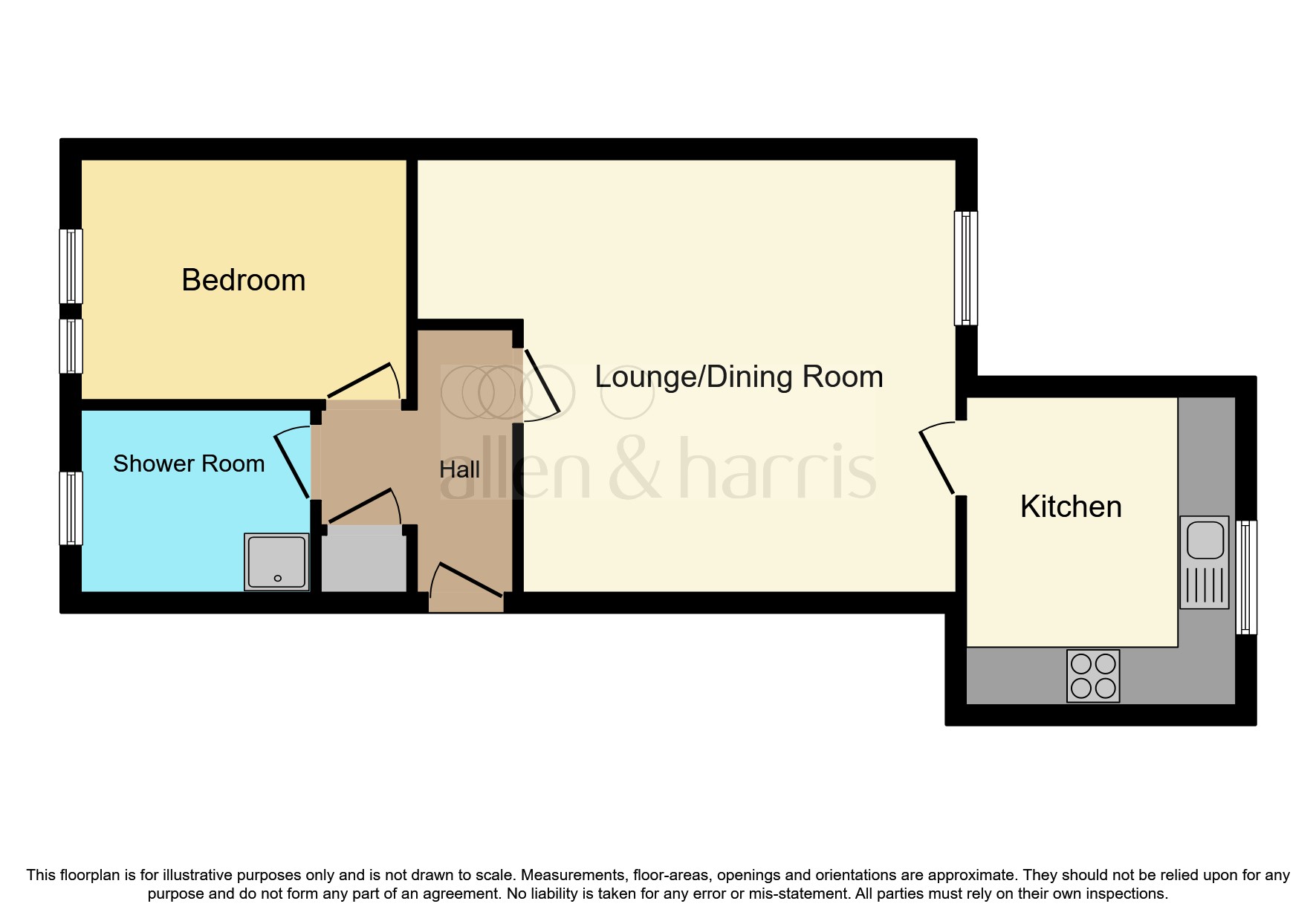 Irvine Road, Crosshouse, Kilmarnock KA2, 1 bedroom flat for sale