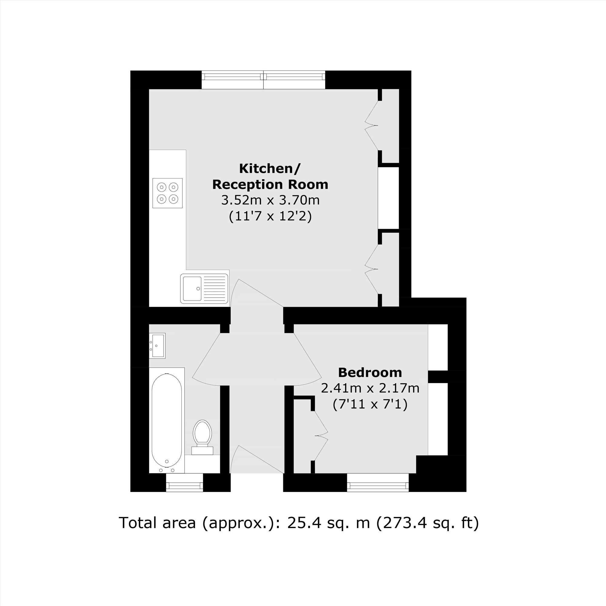 Flat 6, Da Palma Court, Anselm Road, London floorplan