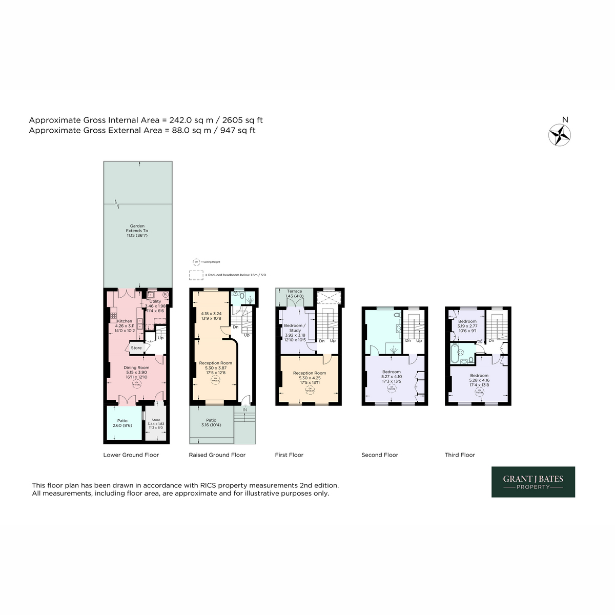 Ellington Street, London floorplan