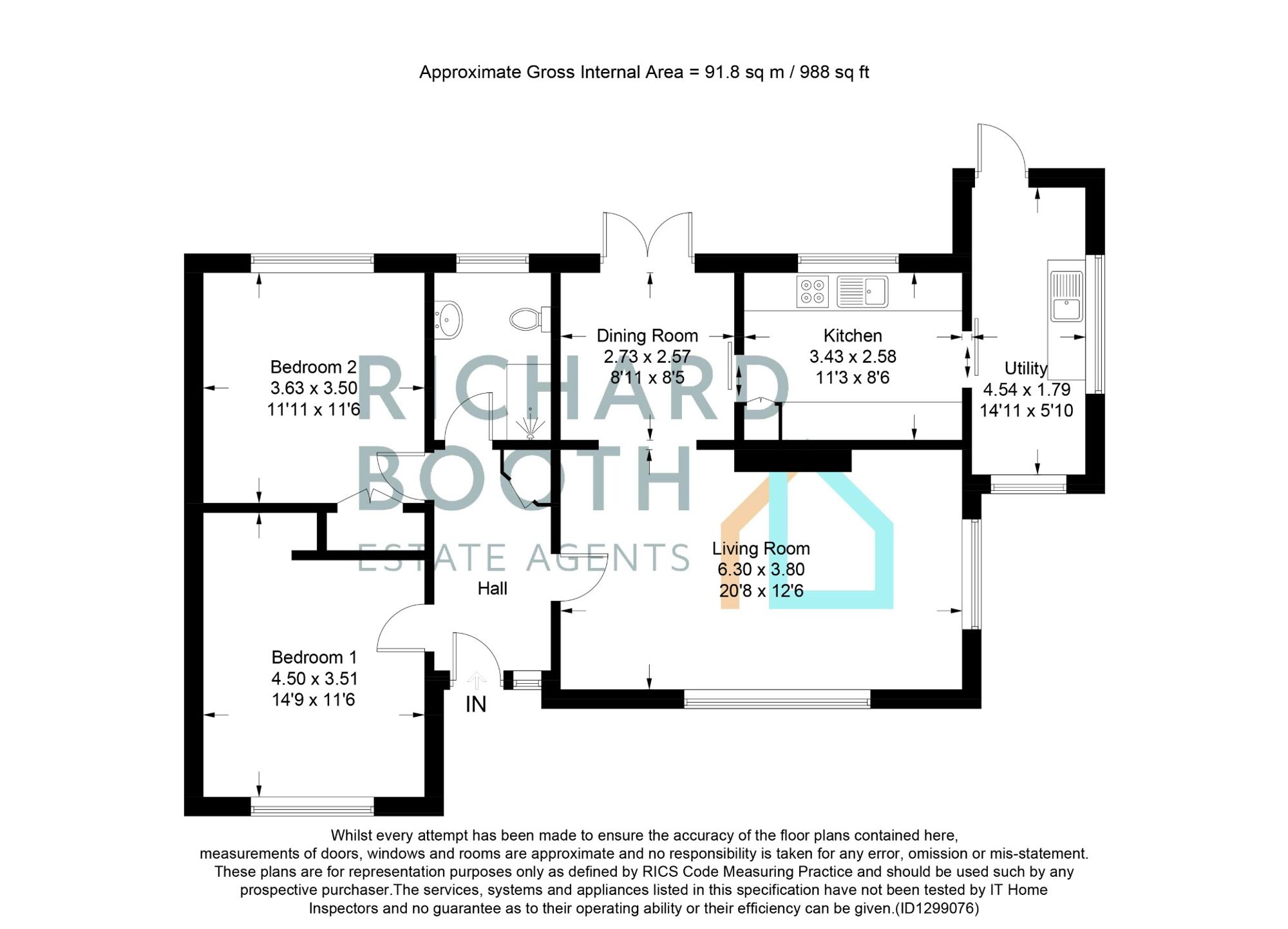 6 Marroway Lane, Ely floorplan
