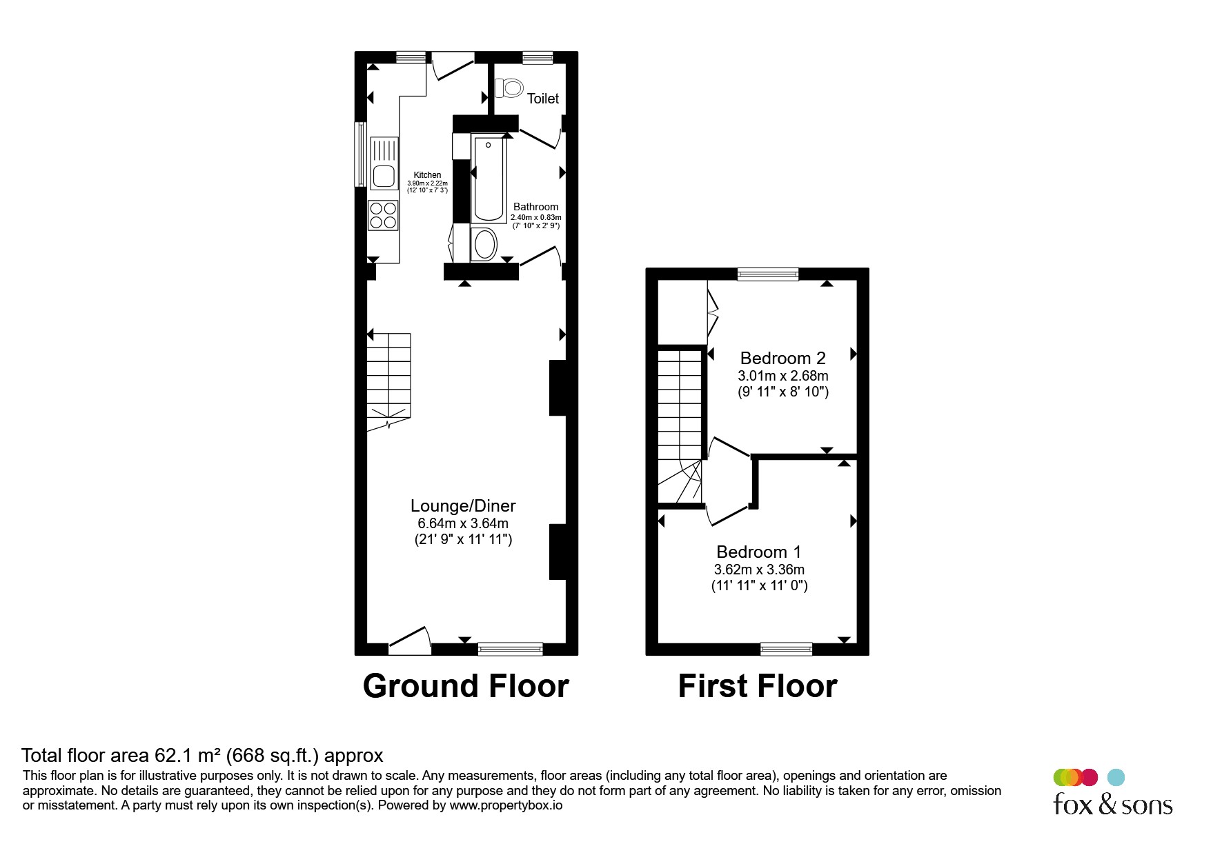 37, Water Street, Martock floorplan