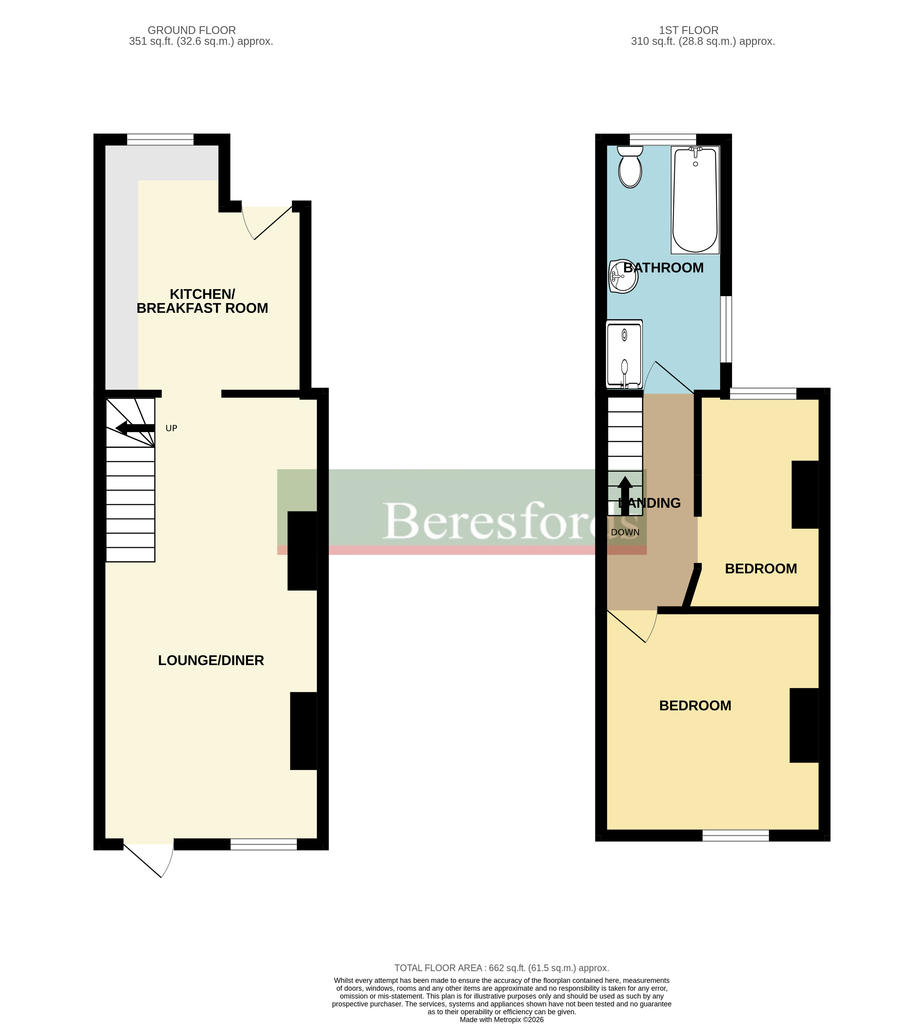 9 Laundry Cottages,, Wennington Road, Rainham floorplan