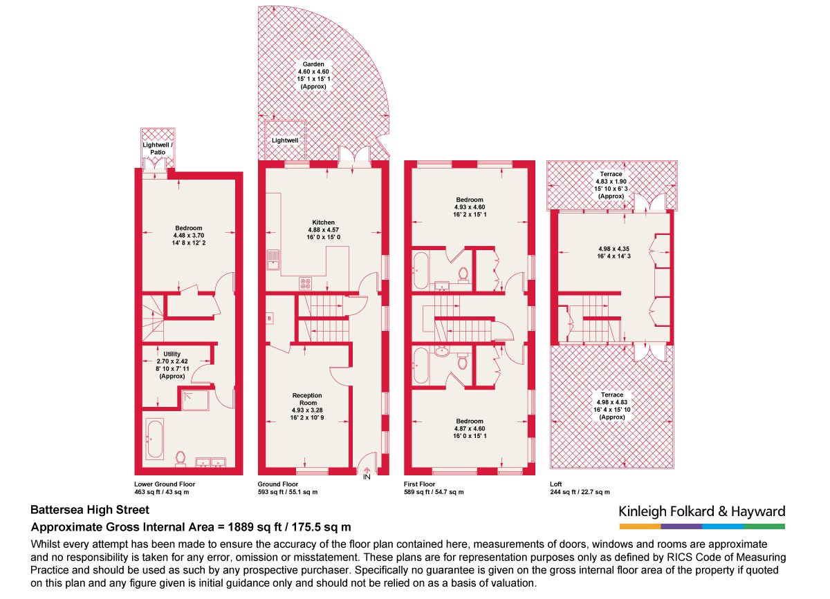 64, Battersea High Street, London floorplan