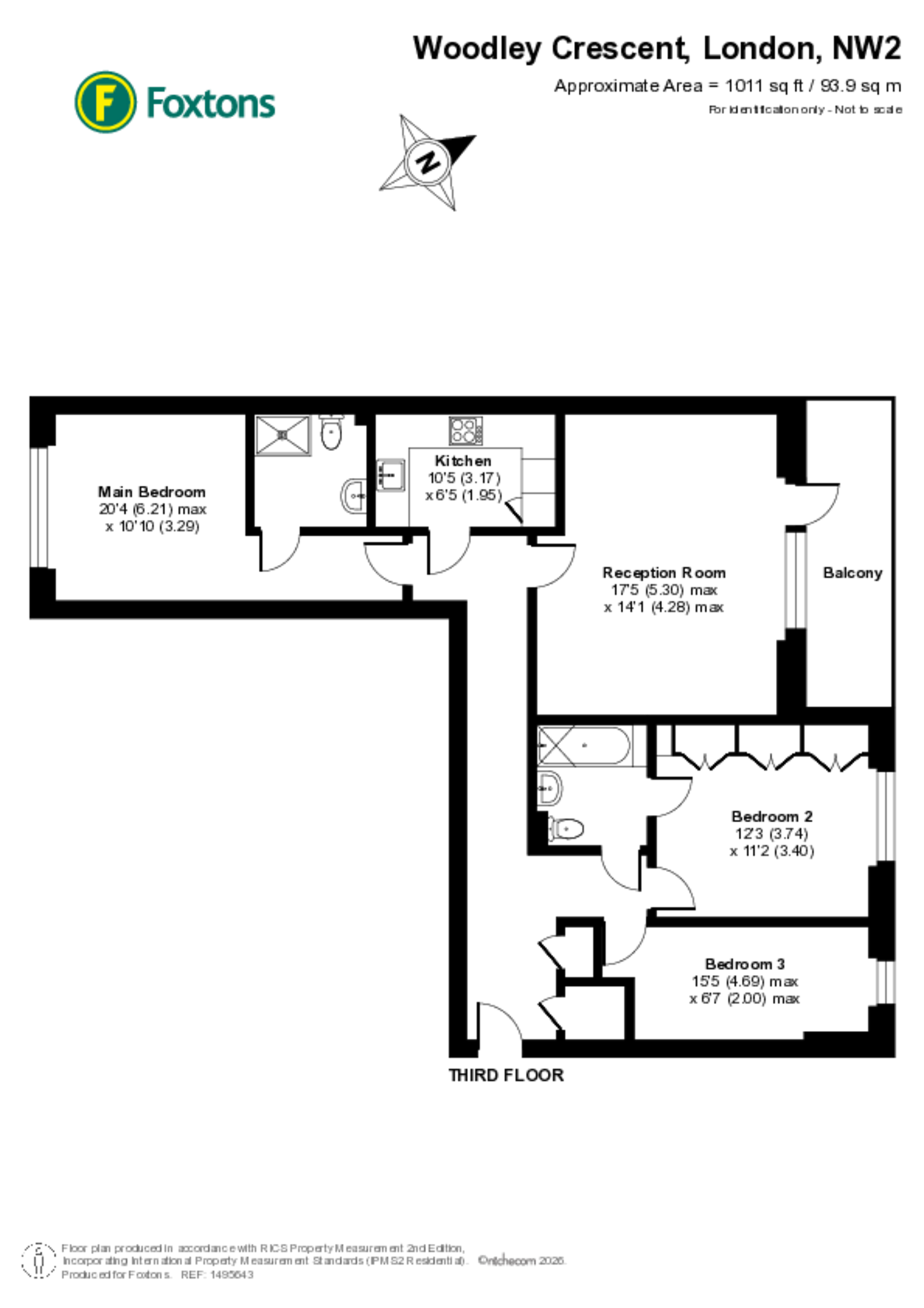Woodley Crescent, Cricklewood floorplan