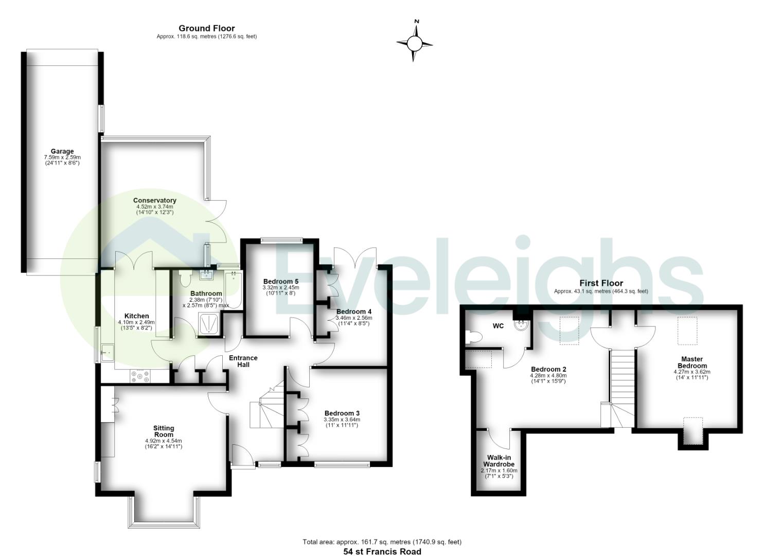 The Crest, 54, St. Francis Road, Bristol floorplan