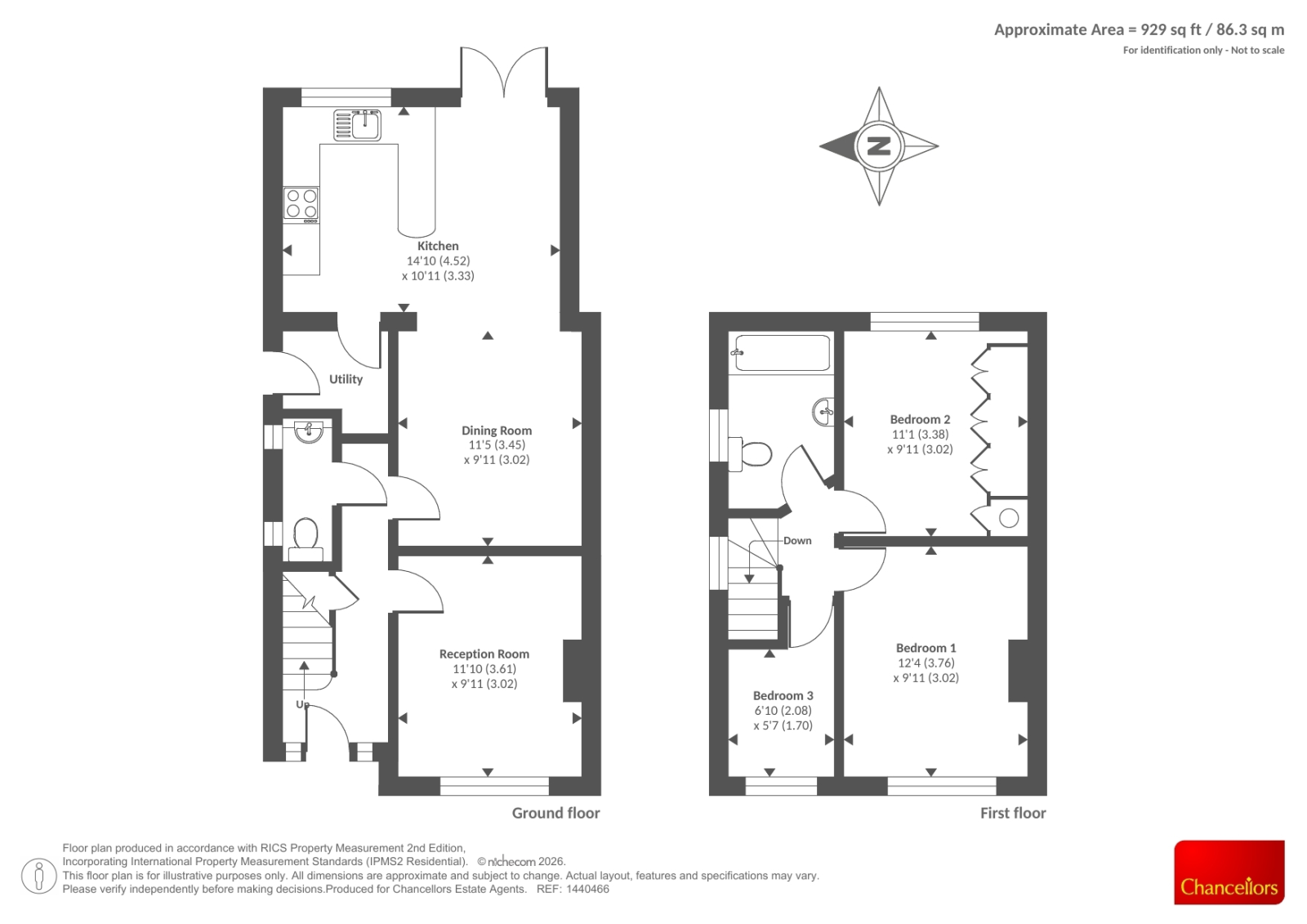 42, Armstrong Road, Egham floorplan
