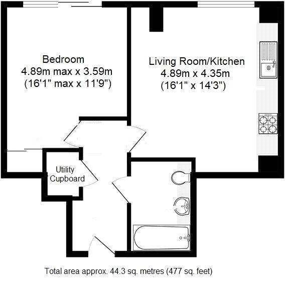 72 Bourchier Court,, London Road, Kent floorplan