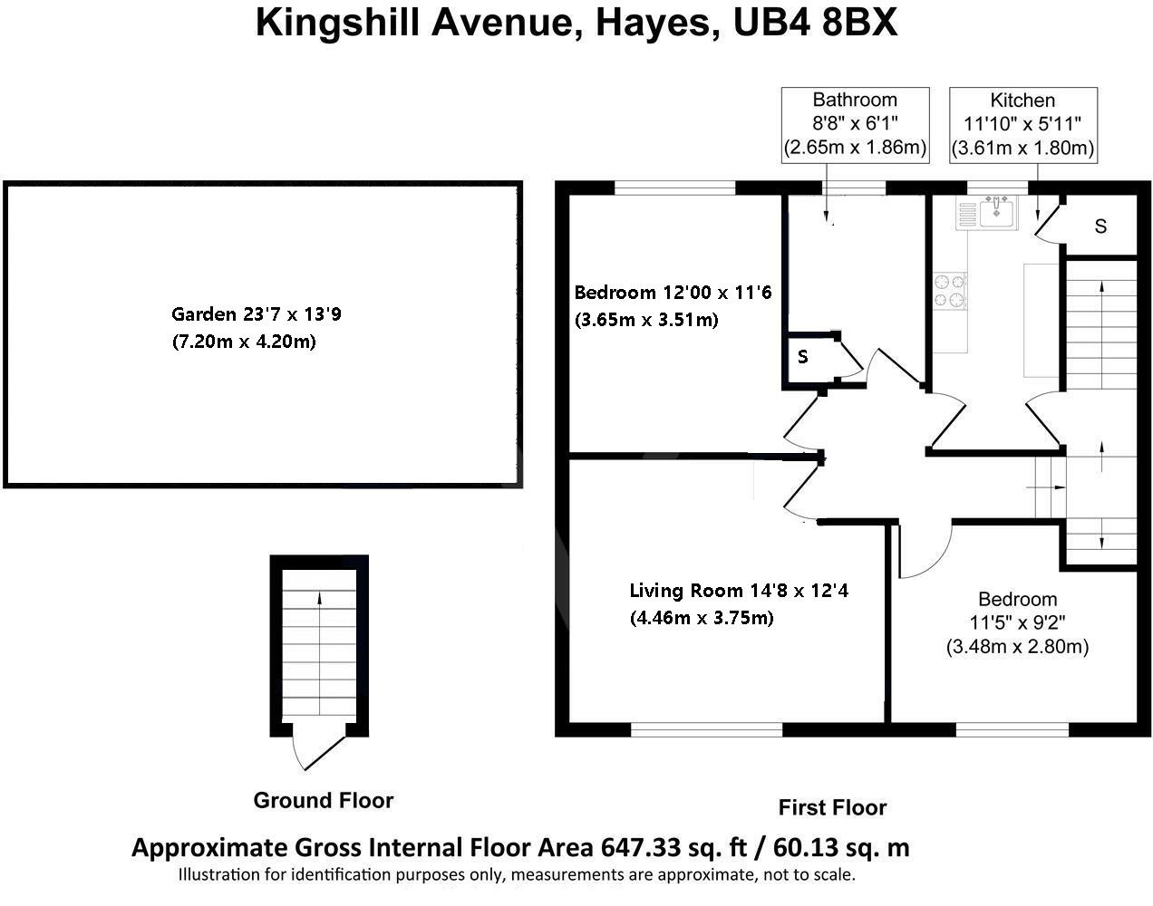 Kingshill Avenue, Hayes UB4, 2 bedroom for sale 65646422
