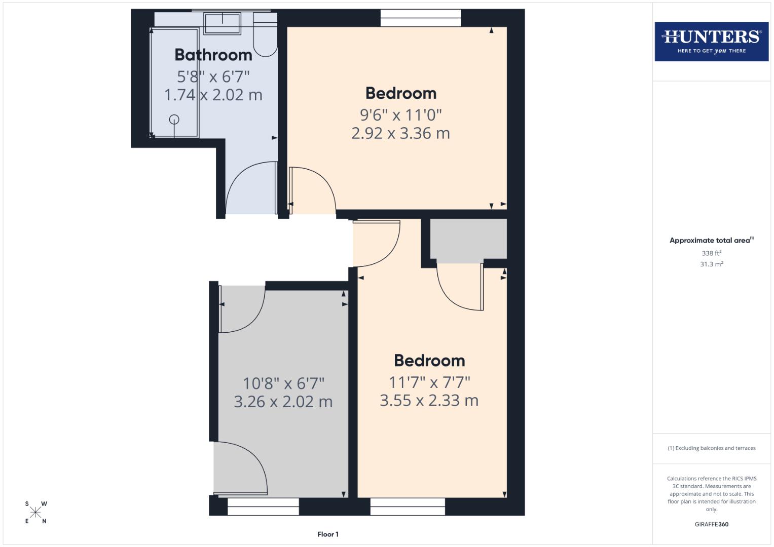 12, Calside Court, Dumfries floorplan