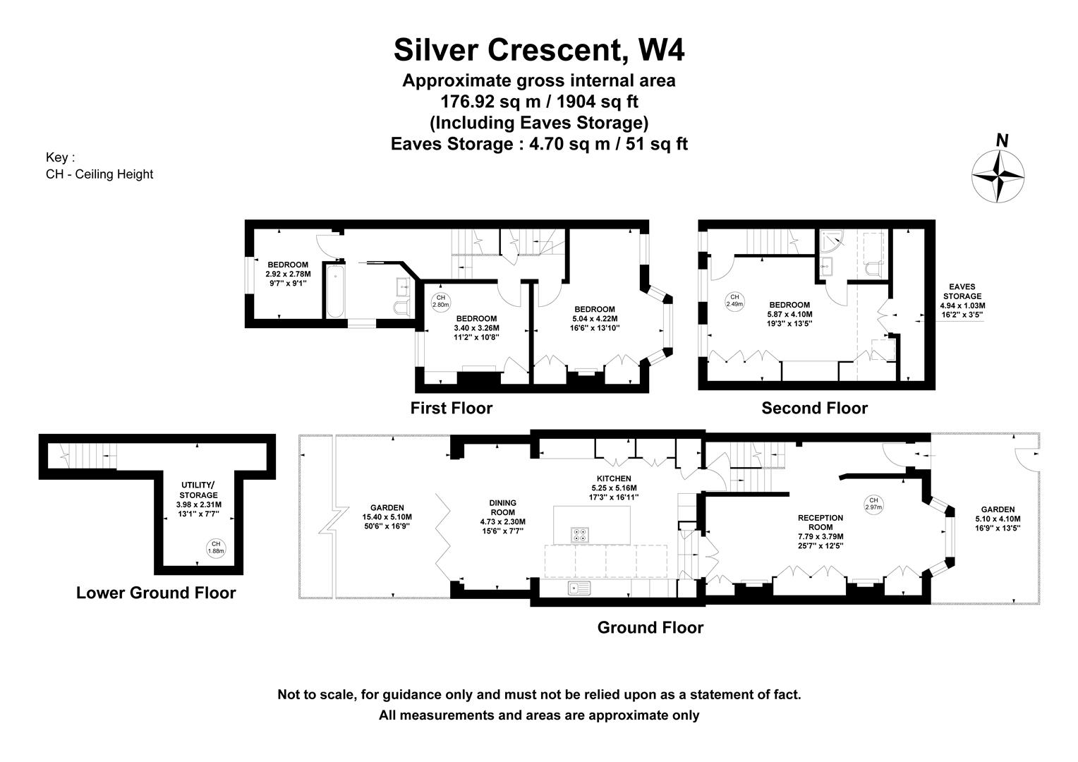 13, Silver Crescent, London floorplan