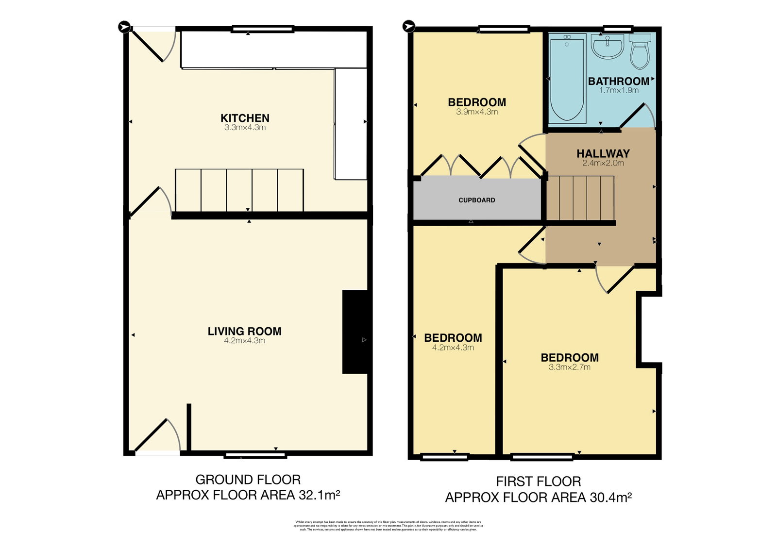 61, John Street, Heywood floorplan
