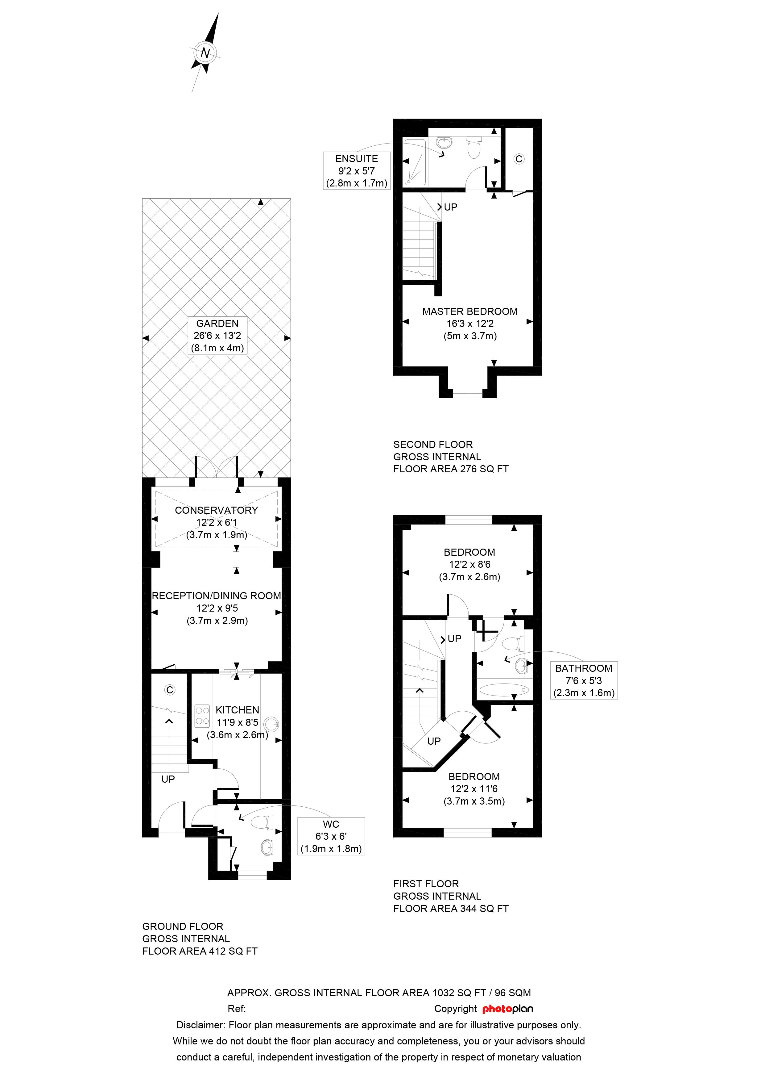 3 Bedrooms Terraced house to rent in Hepdon Mews, London SW17