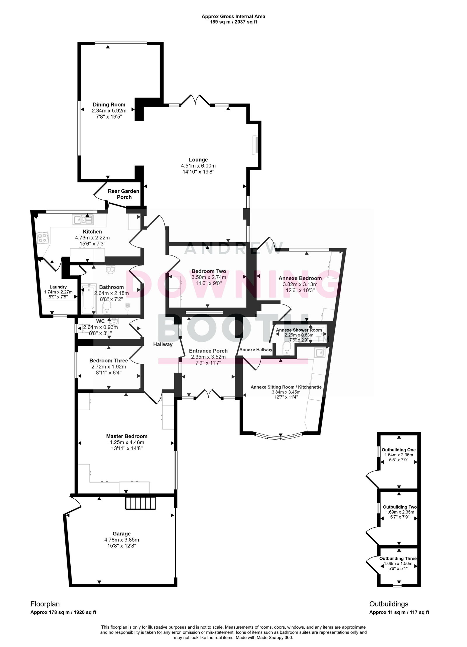 168, The Old Coach House, Upper St. John Street, Lichfield floorplan