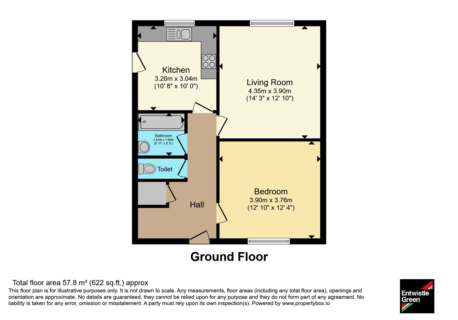 8 Lancaster Court, 47, Ullet Road, Merseyside floorplan