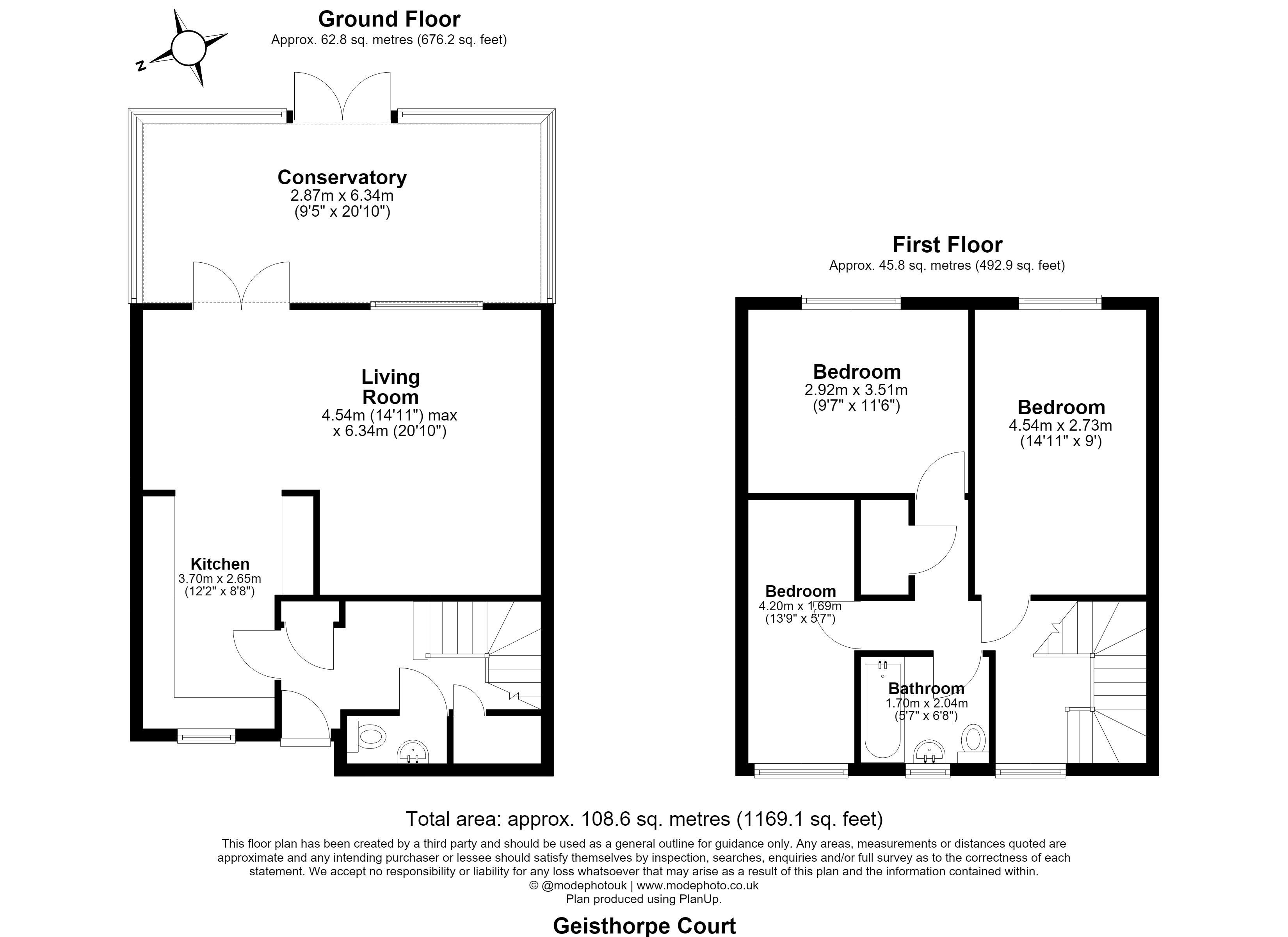 14 Geisthorp Court, Winters Way, Waltham Abbey floorplan