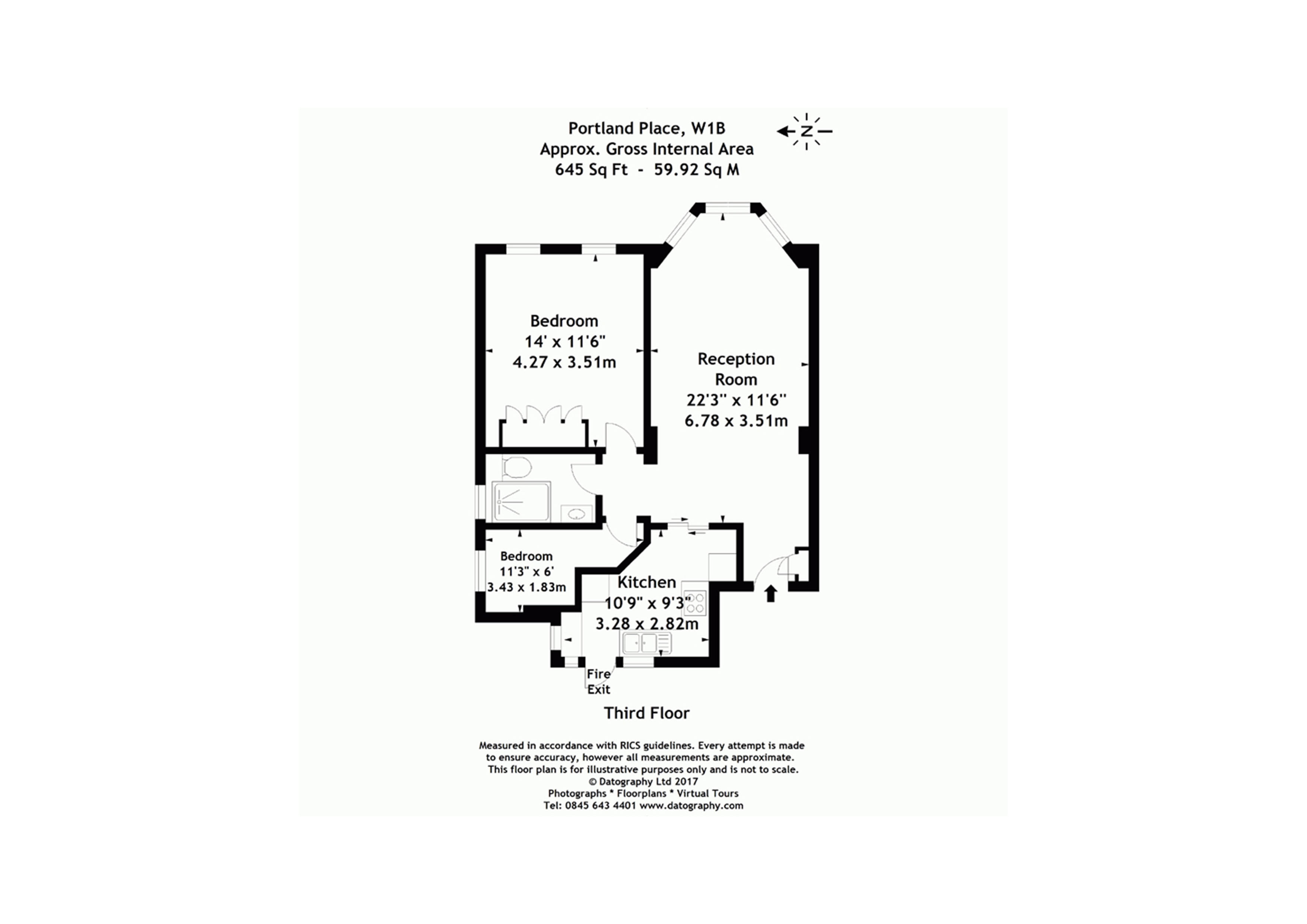 88, Portland Place, London floorplan