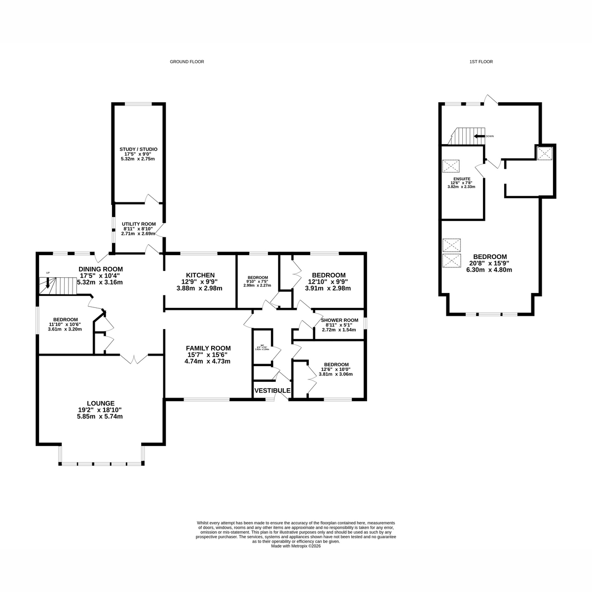Allandale, Lein Road, Fochabers floorplan