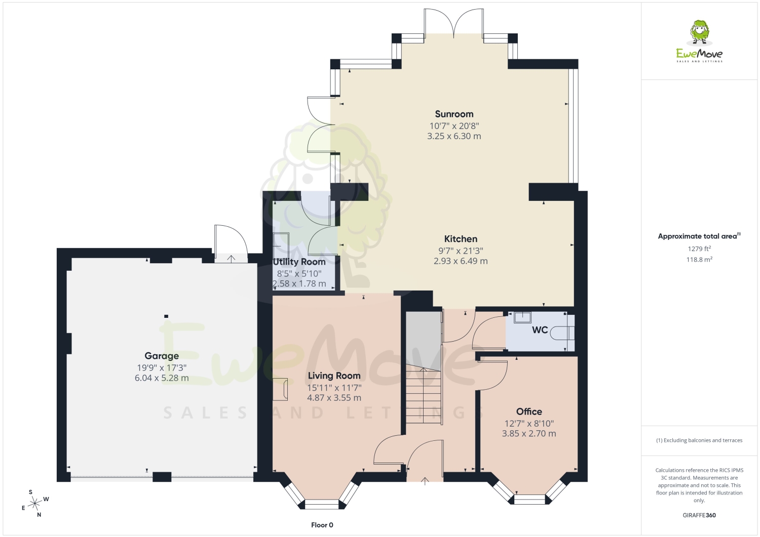 30, OTTERBOURNE WALK, HOOK floorplan