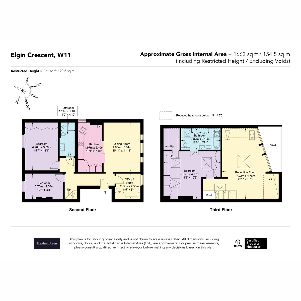 Flat A, 36, Elgin Crescent, London floorplan
