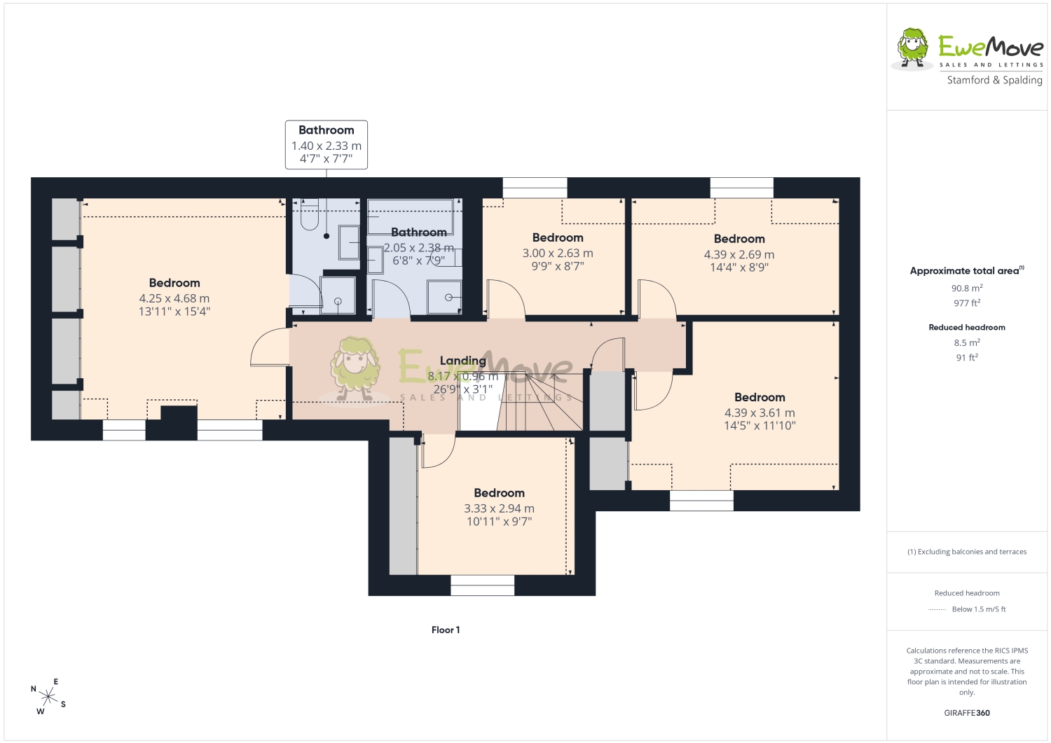 3, The Orchard, Peterborough floorplan