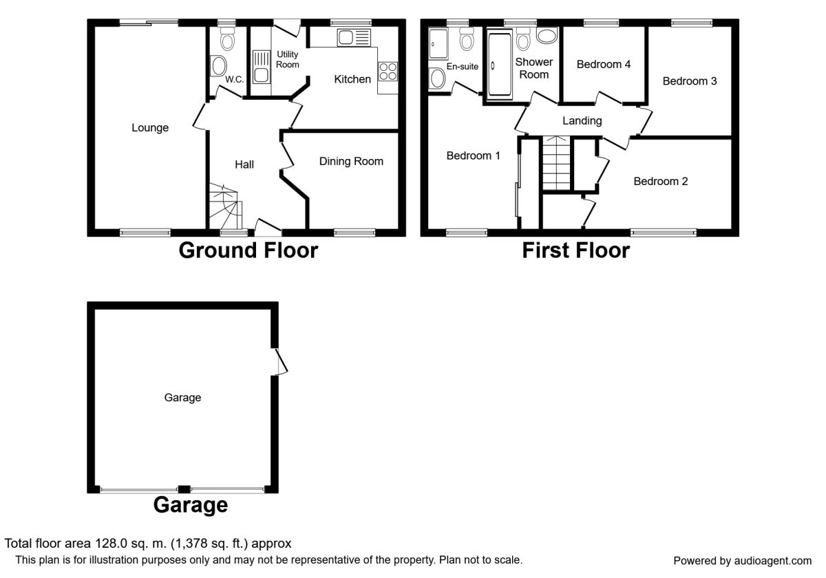 4 Bedrooms Detached house for sale in Ruggles Close, High Halstow, Rochester ME3