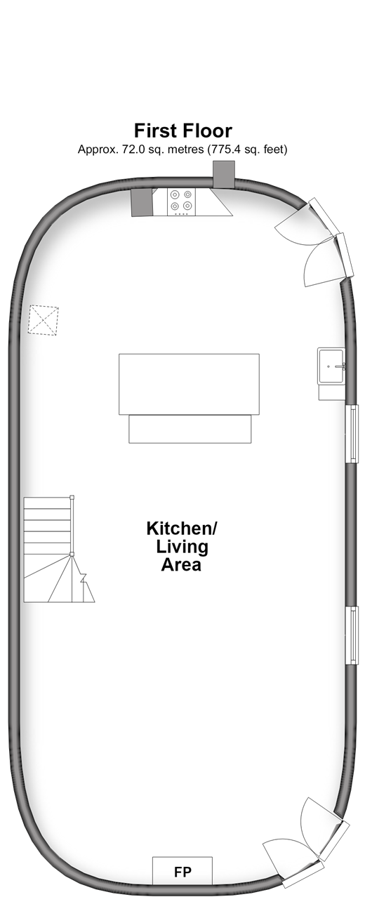 Breach Lane Lower Halstow, Sittingbourne floorplan