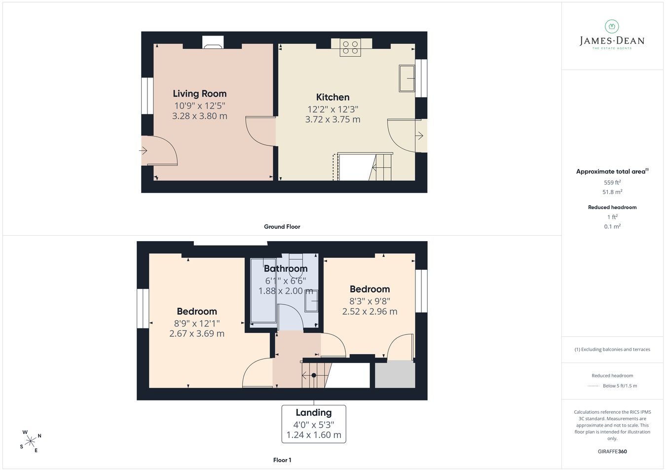 2 Deans Place, Broad Street, Cinderford floorplan