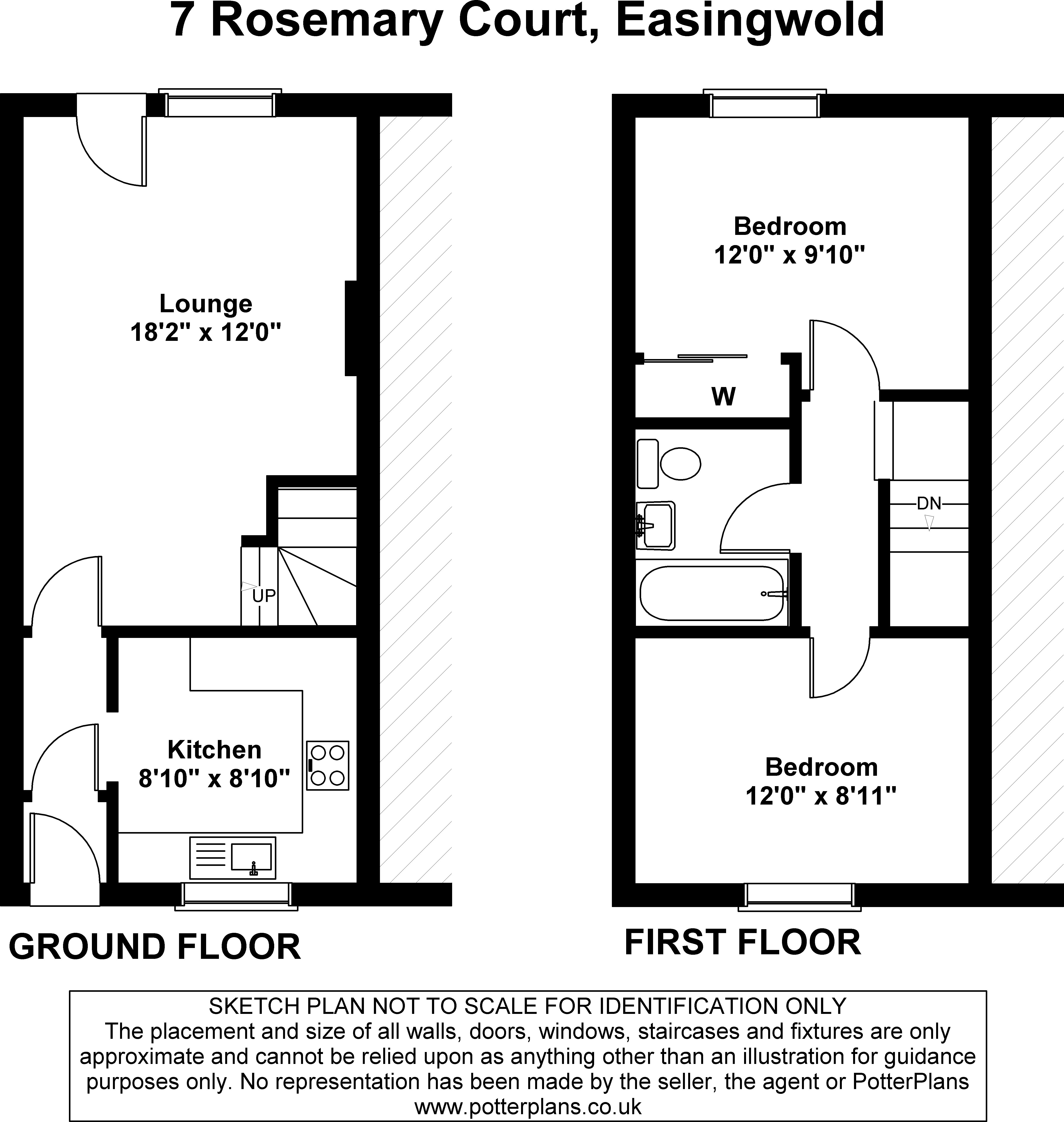 Rosemary Court, Easingwold, York YO61, 2 bedroom town house to rent