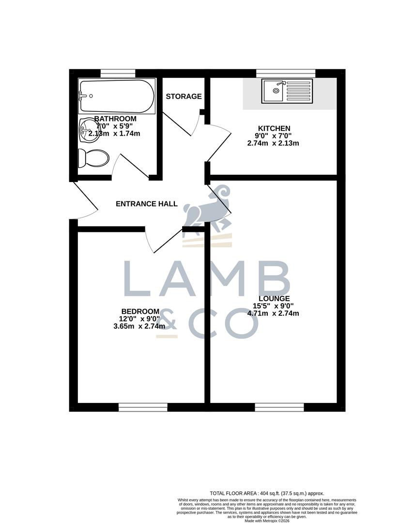 26, Kelvedon Court, Great Clacton floorplan