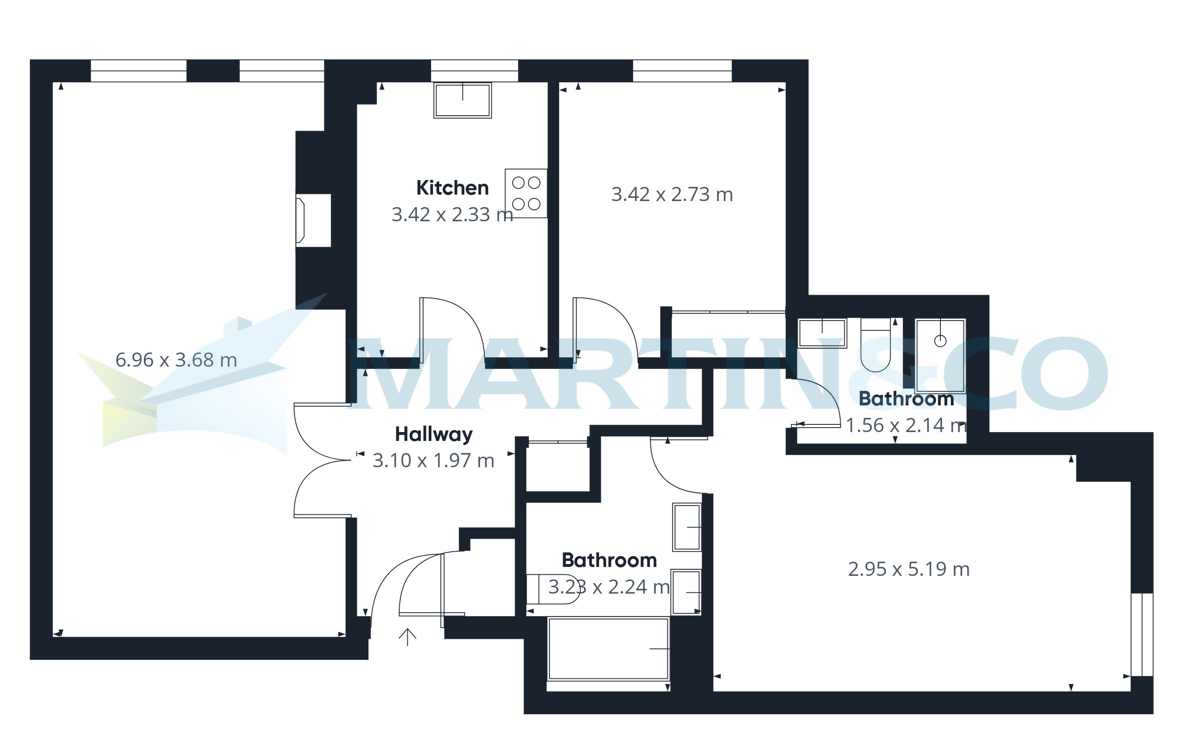 Gillespie House, Virginia Water floorplan