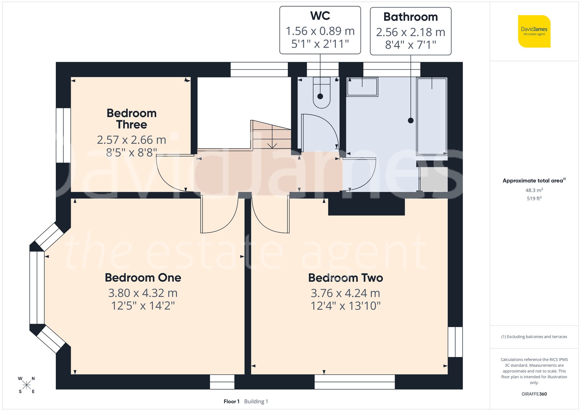 1 Park Avenue, Nottingham floorplan