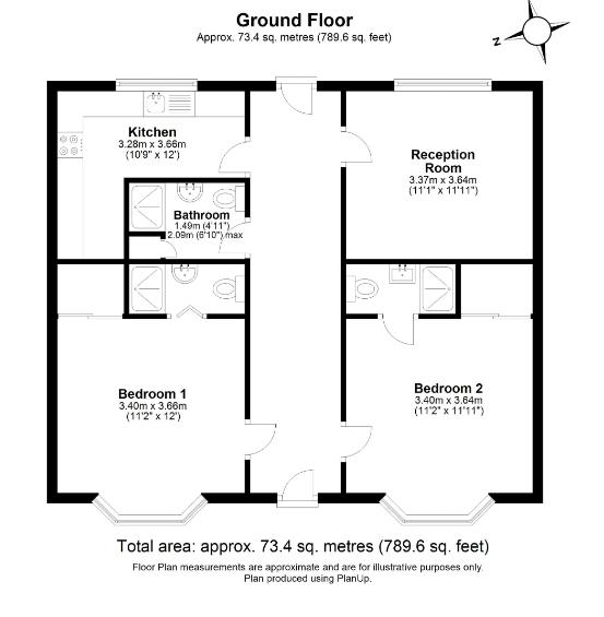 Ground Floor 1 Audley House, Station Road, Earley floorplan