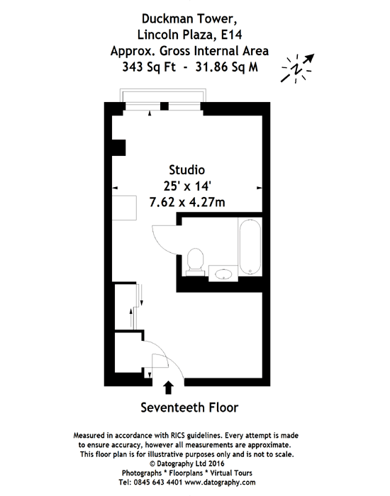 0 Bedrooms Studio to rent in Lincoln Plaza, Duckman Tower, Canary Wharf E14