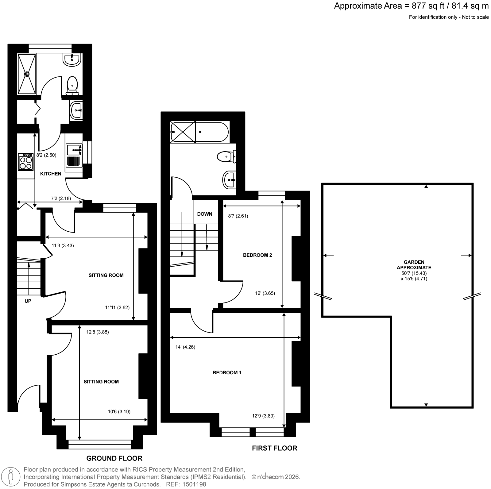 24, George Road, New Malden floorplan