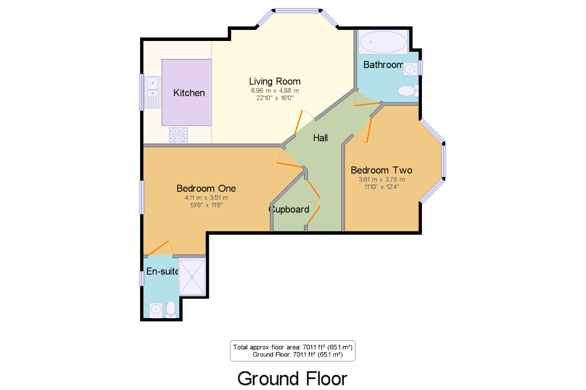 2 Bedrooms Flat for sale in Reid Crescent, Hellingly, Hailsham, East Sussex BN27