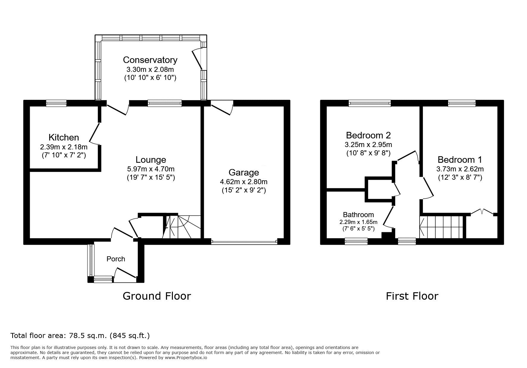 50, Castle Way, Morpeth floorplan
