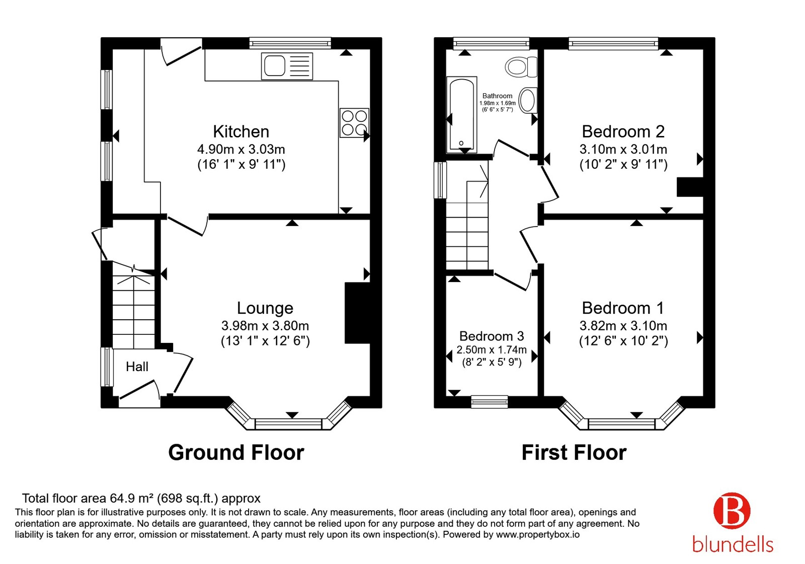 56, Athelstan Road, South Yorkshire floorplan