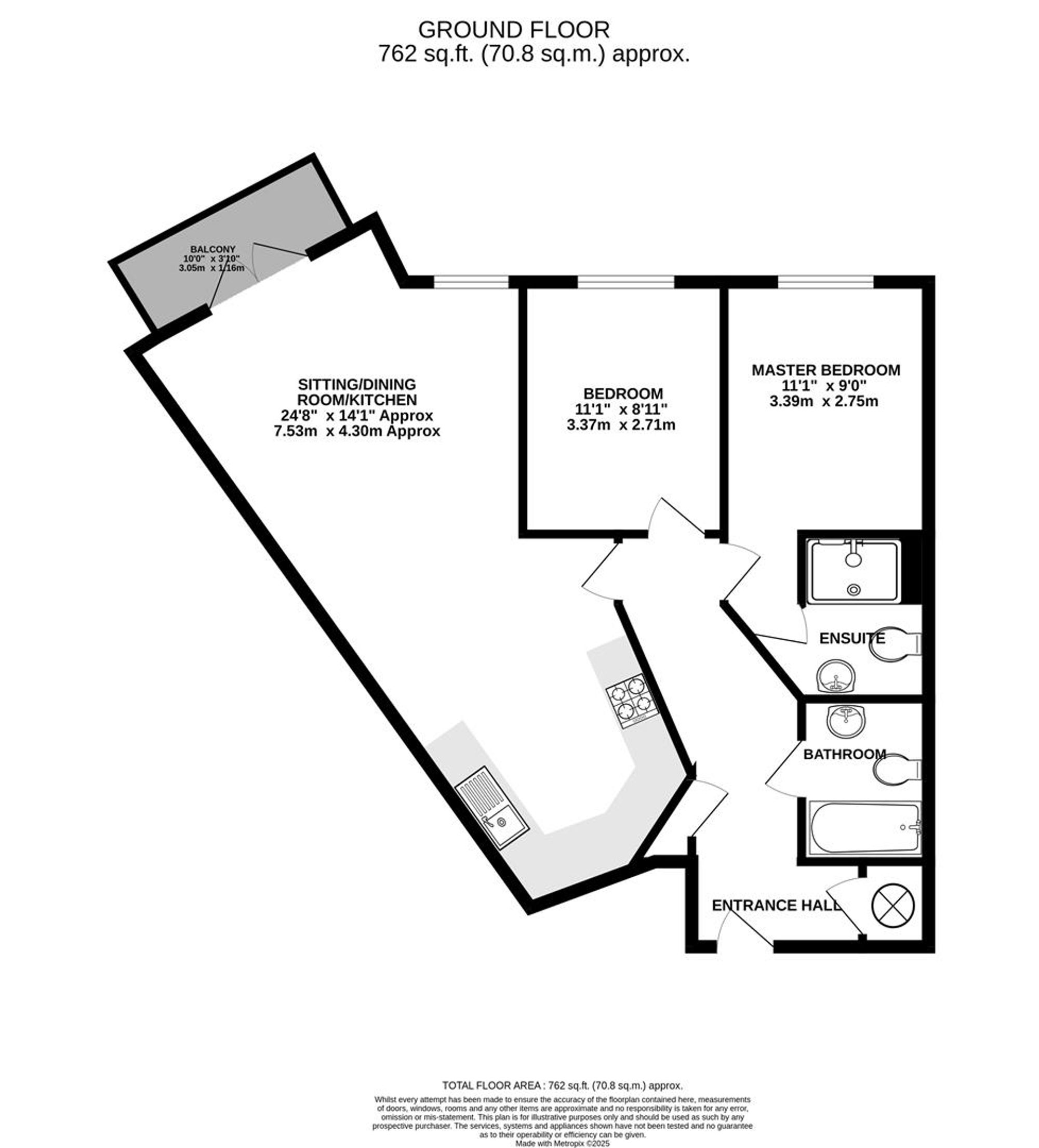 6 Aston House, Chesterfield floorplan
