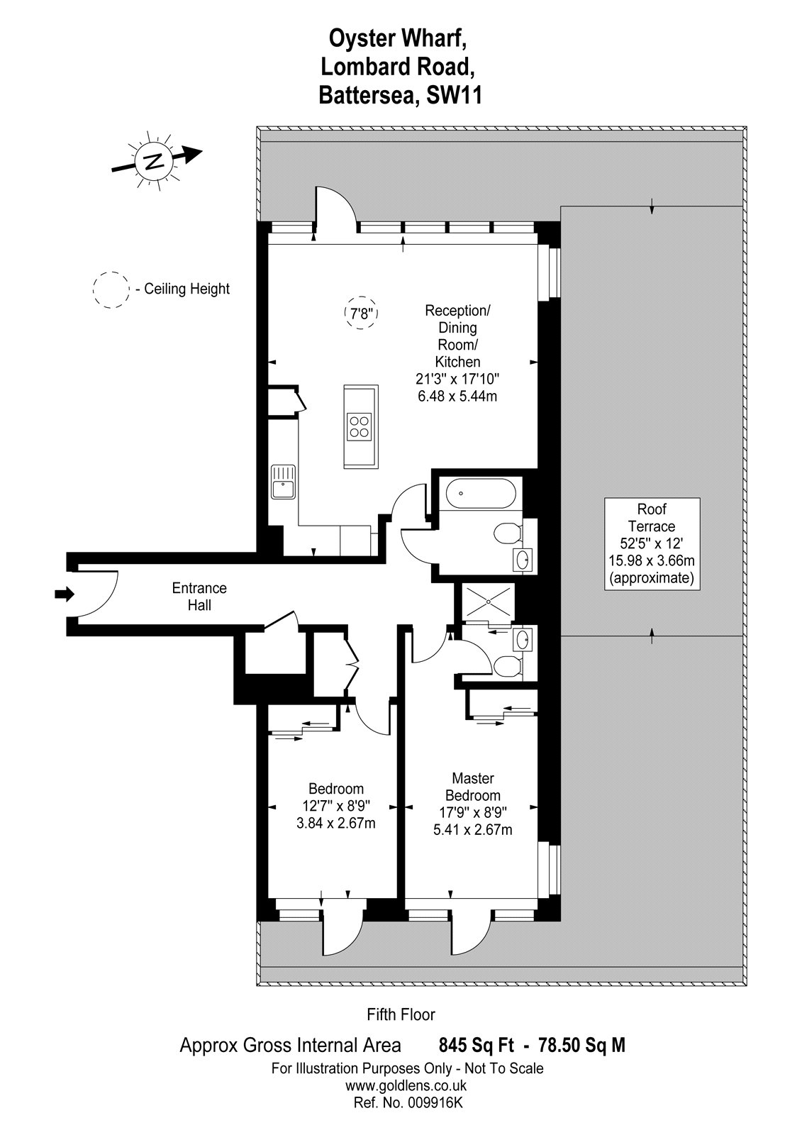 2 Bedrooms Flat to rent in Oyster Wharf, 18, Lombard Road, Battersea SW11