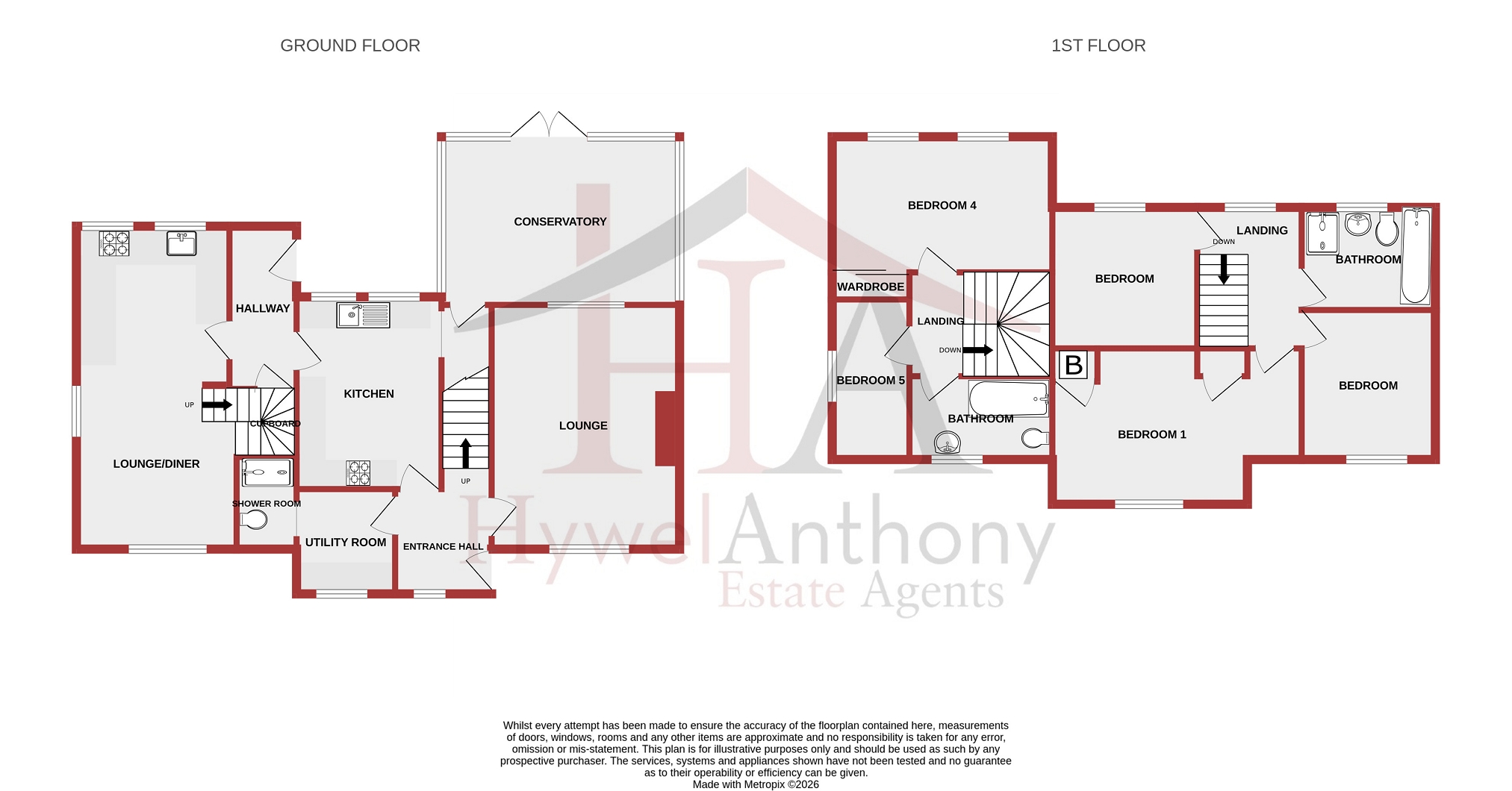 5, Gelli Estate, Pontyclun floorplan