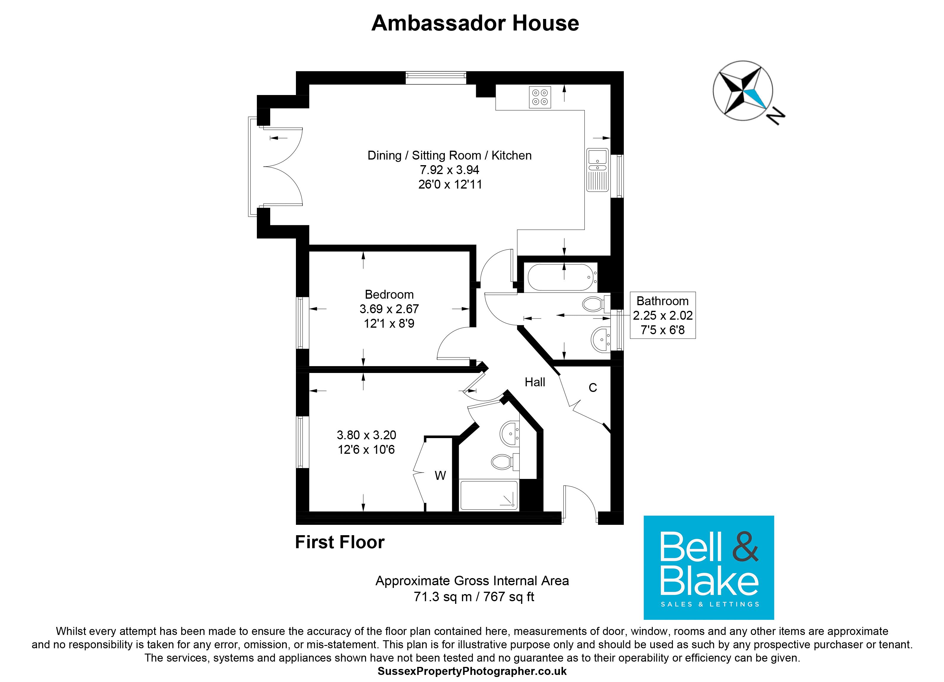 4, Ambassador House, Greenshank Drive, Chichester floorplan