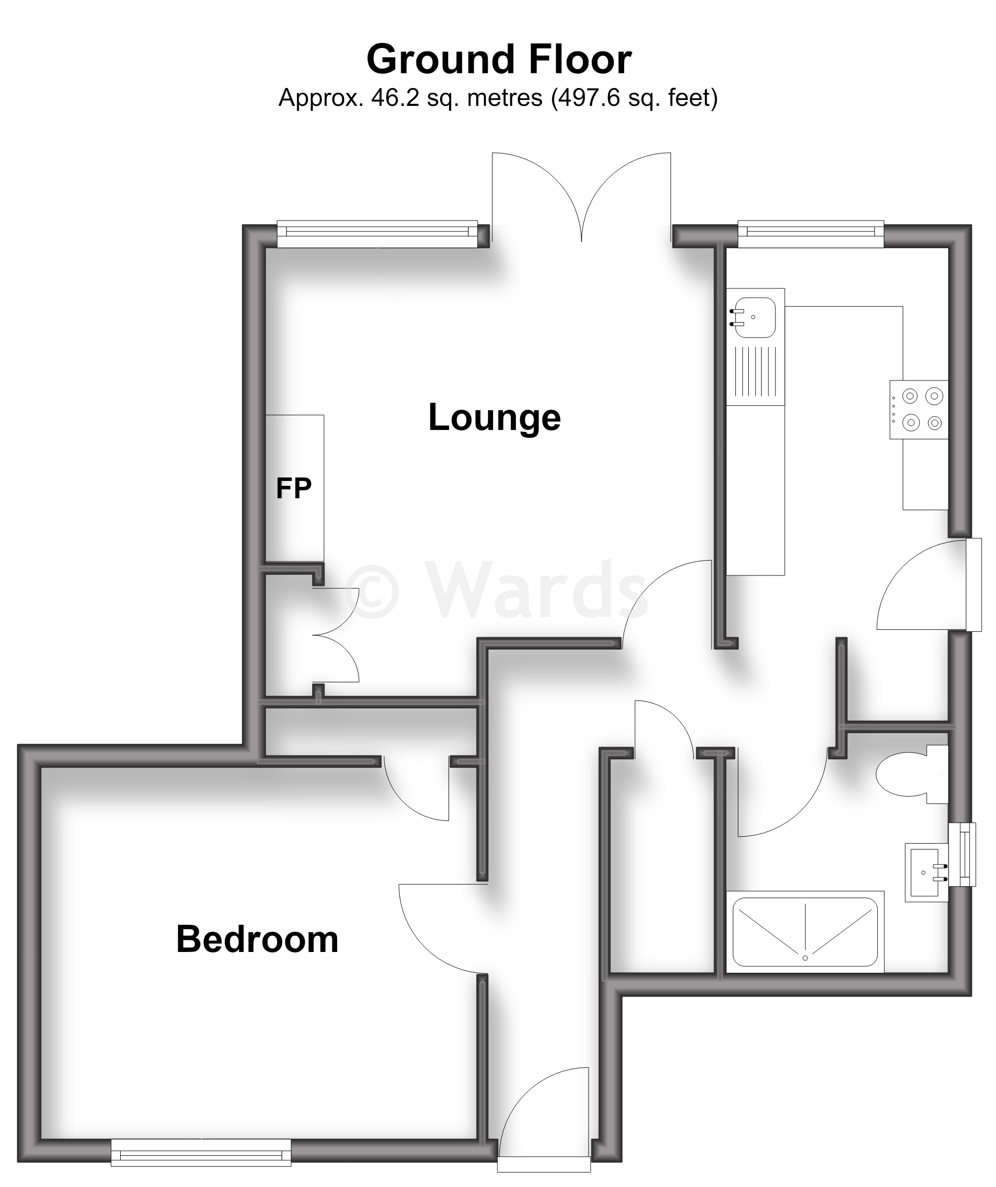 81, Kent Avenue, Sittingbourne floorplan