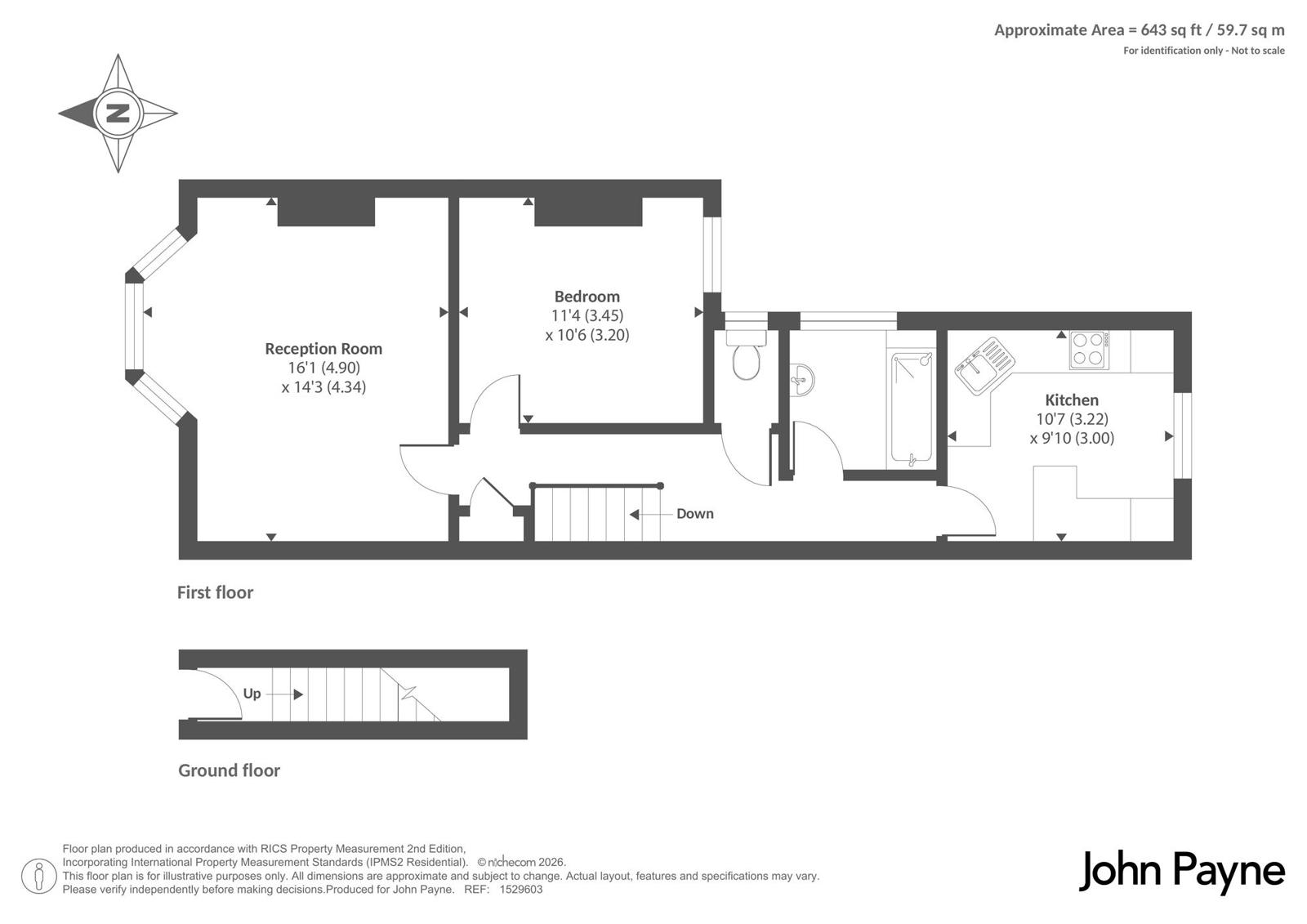 65b, Azof Street, London floorplan