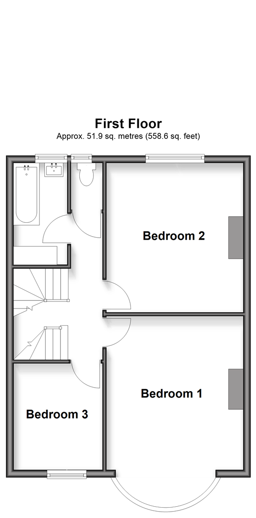 Guildford Way, Wallington floorplan