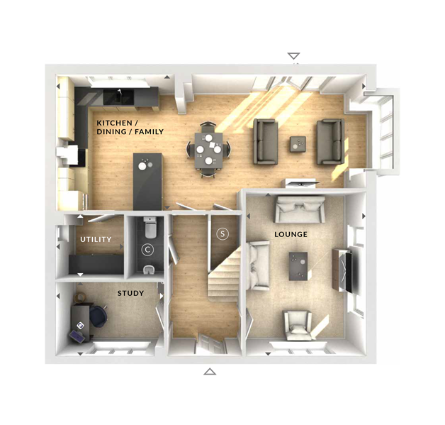 101, Harborough Road, Desborough floorplan