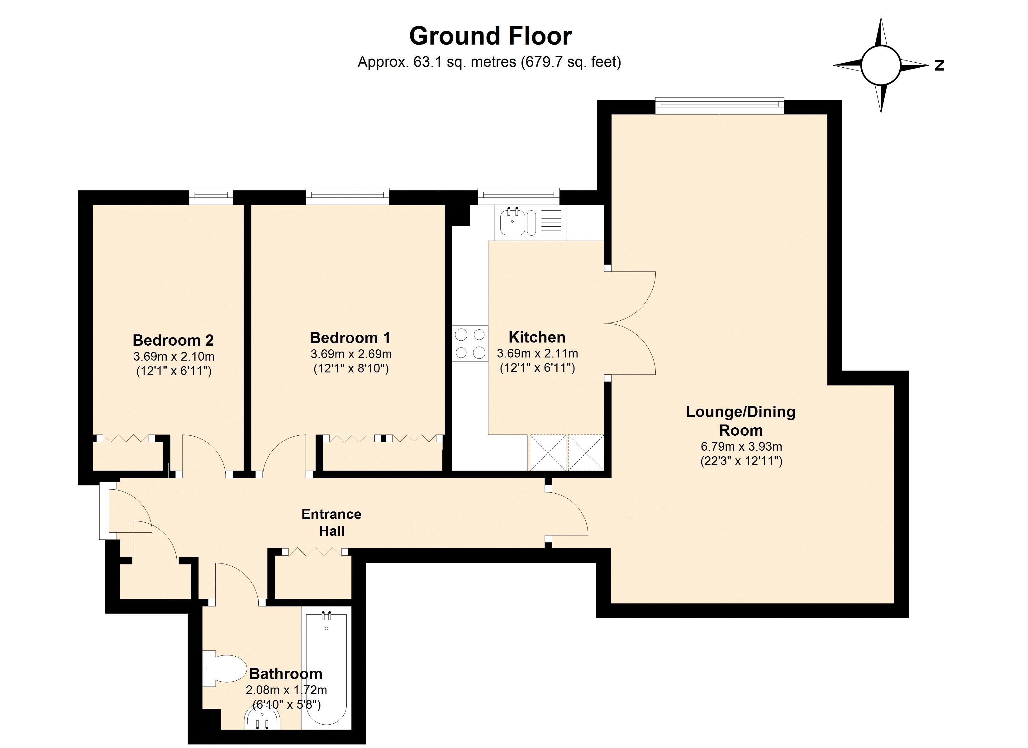 2 Bedrooms  for sale in St. Judes Close, Englefield Green, Egham TW20