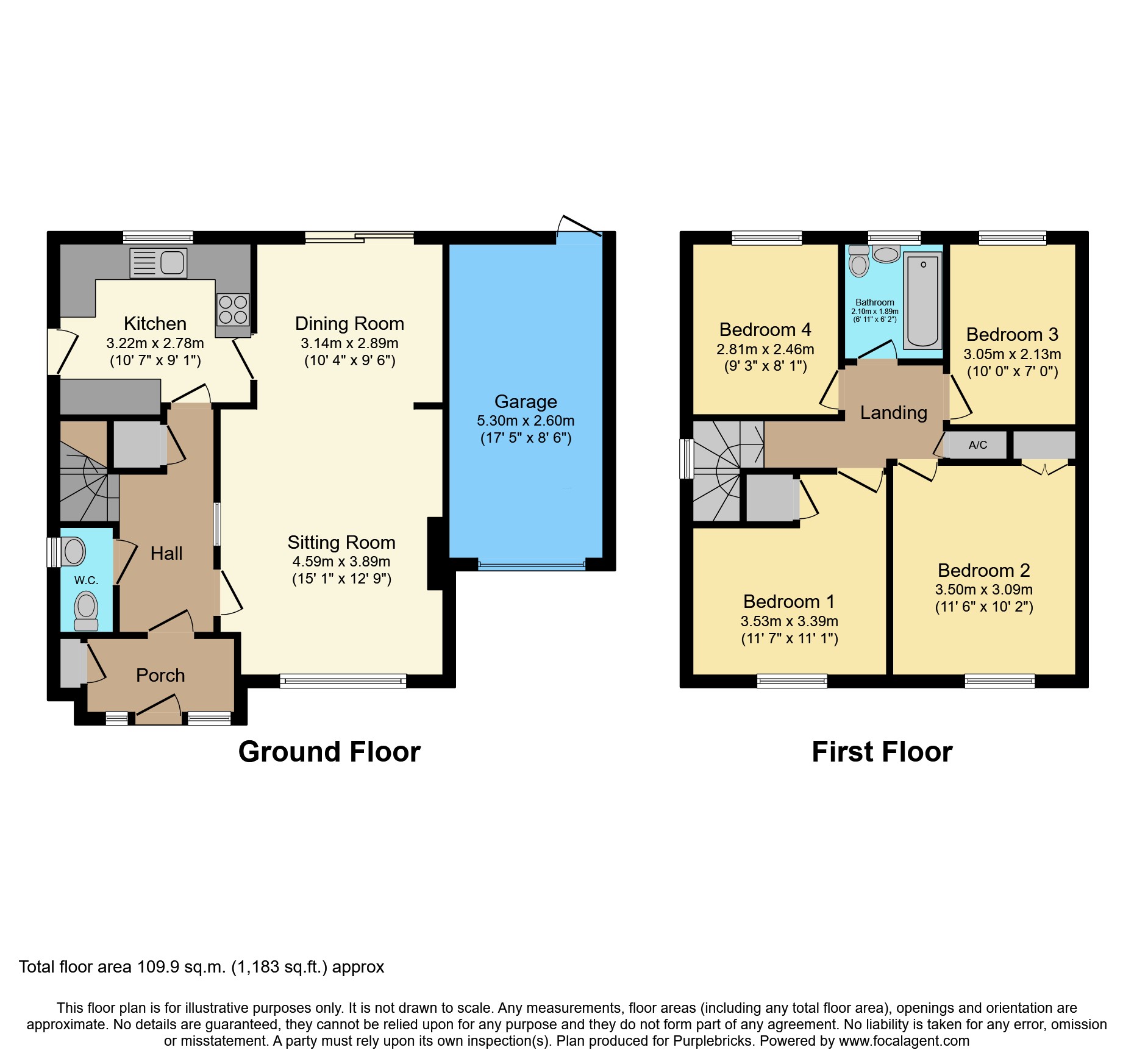 16, Vespasian Close - Coleview, Swindon floorplan