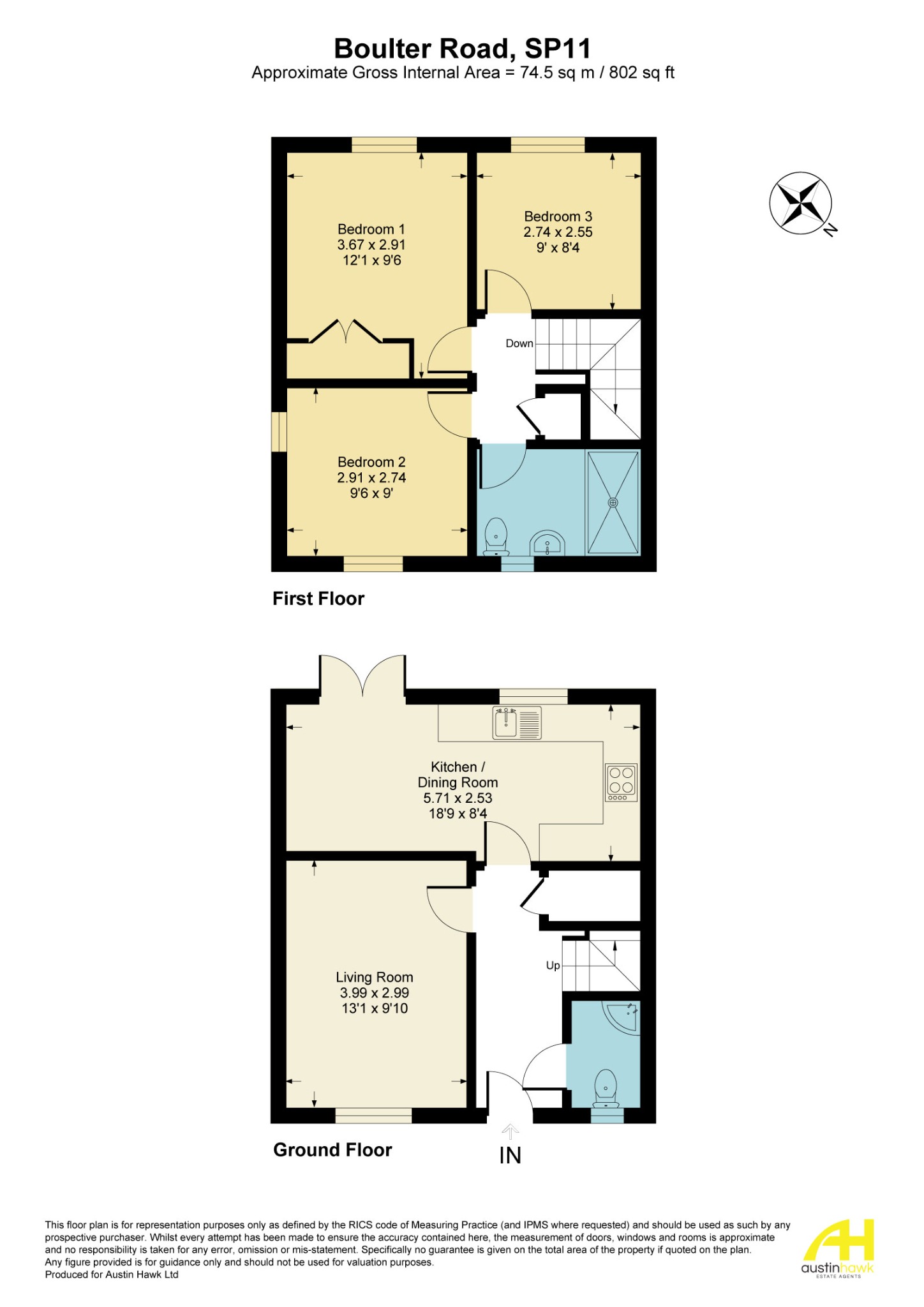 43 Boulter Road, Andover floorplan