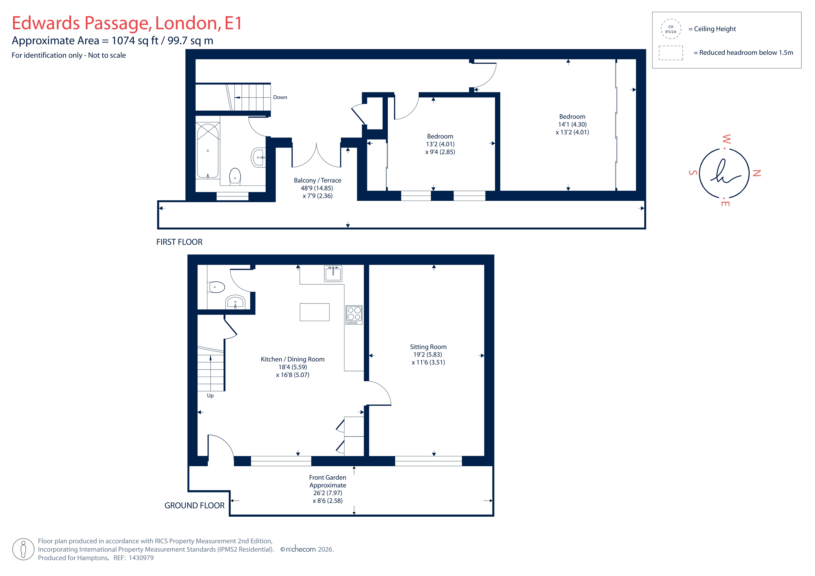1, Edwards Passage, London floorplan