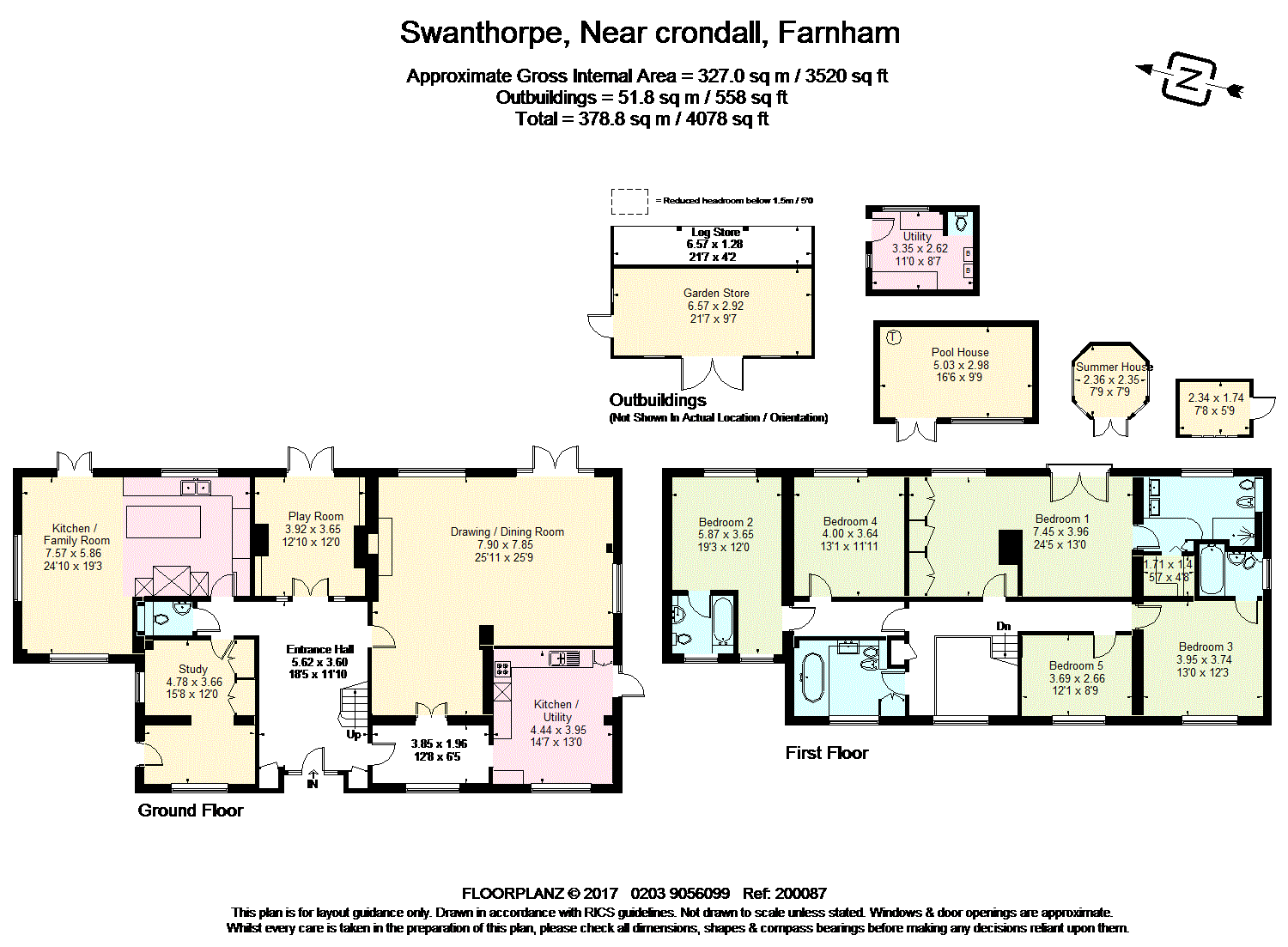 5 Bedrooms Detached house for sale in Swanthorpe, Crondall, Farnham GU10